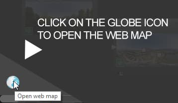 Click on Web Map Icon (Globe) in the Main Workspace to open the Web Map Hotspot Editor