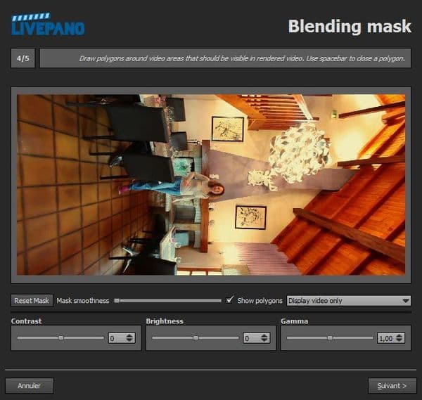 Blending Mask: Import LivePano 4/5 Step